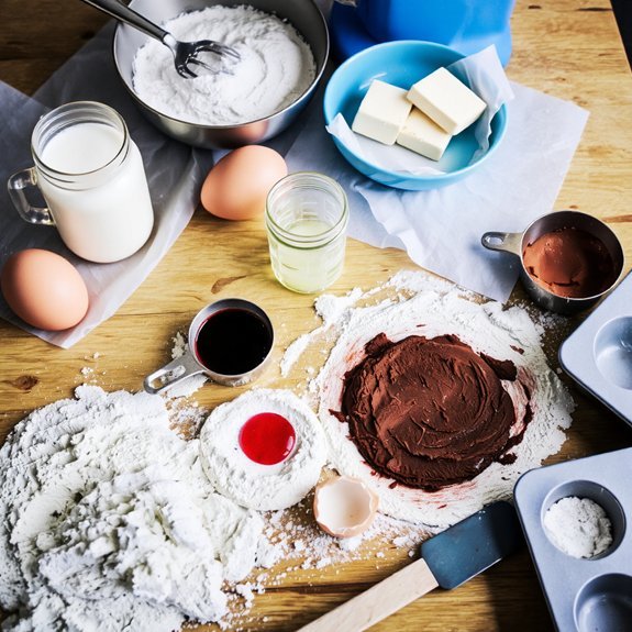 measured ingredients sanitized tools