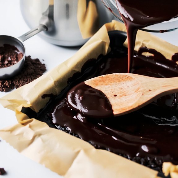 melt chocolate below 120 f