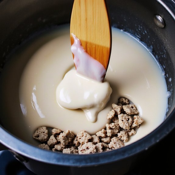 melt marshmallows with butter