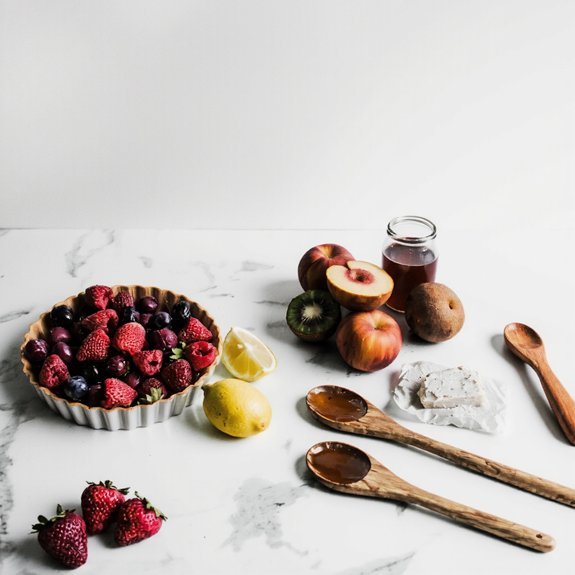 pastry shell and custard