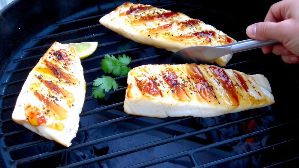 perfectly grilled mahi mahi