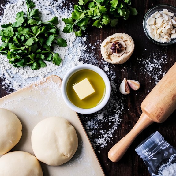 pillowy garlic knots ingredients