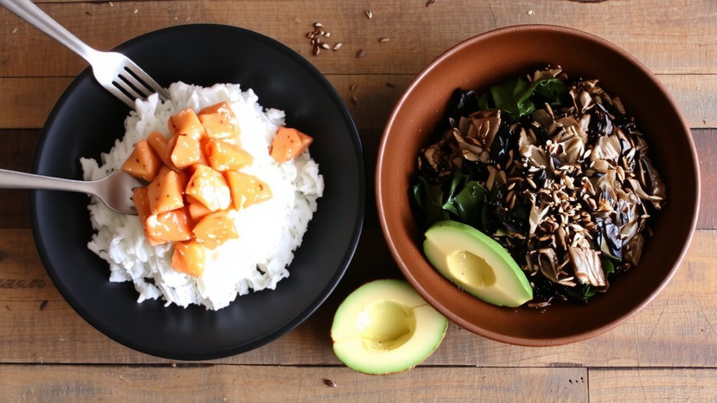 poke bowl base selection