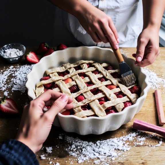 pour filling trim crimp