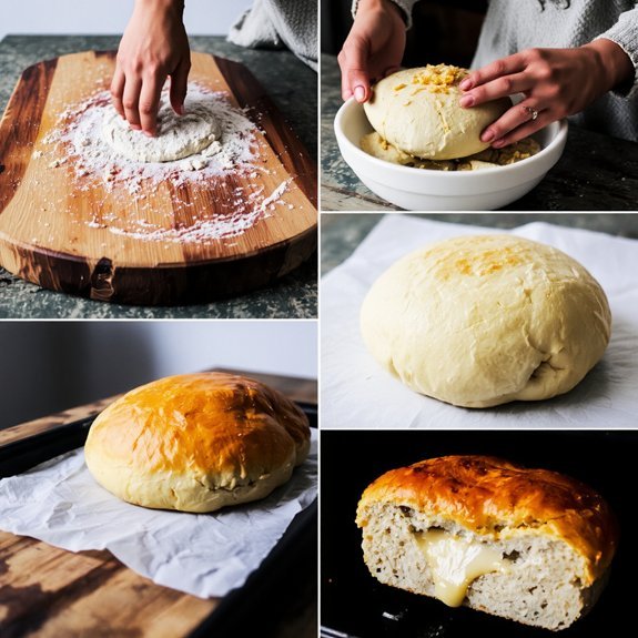 precise cheese bread measurements