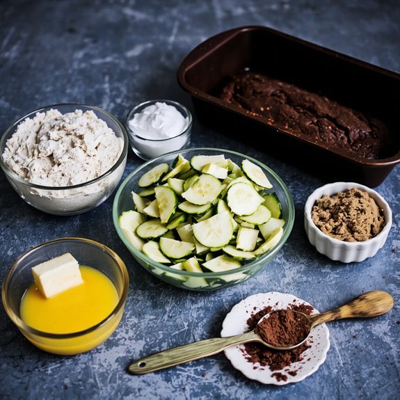 precise measured baking ingredients