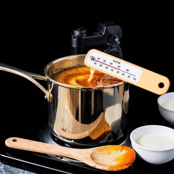 precise thermometer probe placement