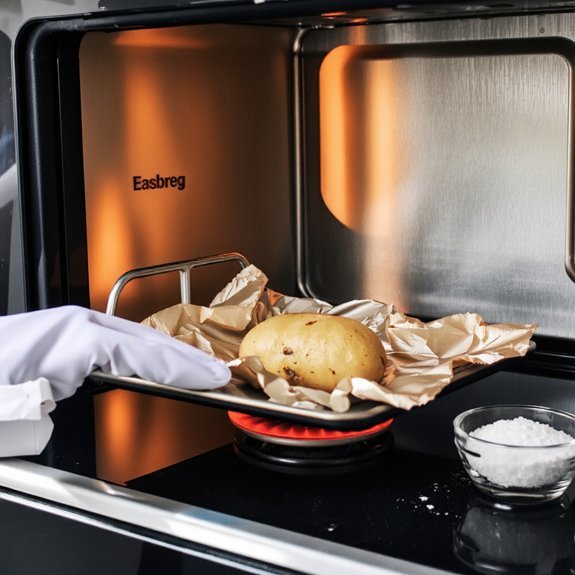 preheat 400 f center racks