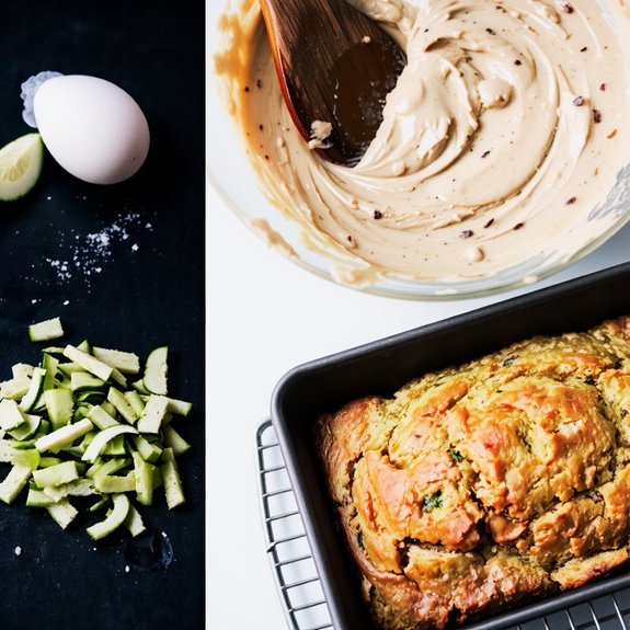 prepare fold combine pour