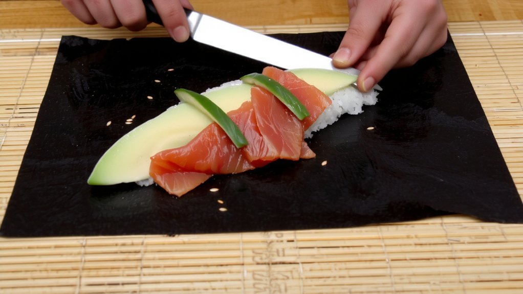 prepare nori and fillings