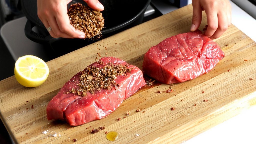prepare quality tuna steaks