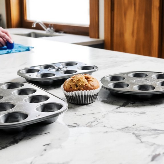 professional anodized nonstick muffin tins