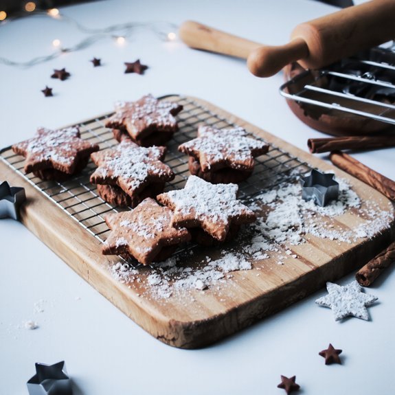 quarter inch molasses gingerbread cookies