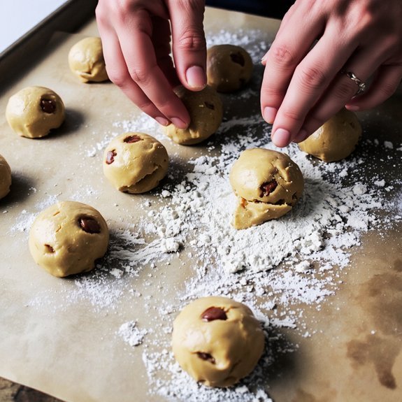 quarter inch two tablespoon sugar dusted