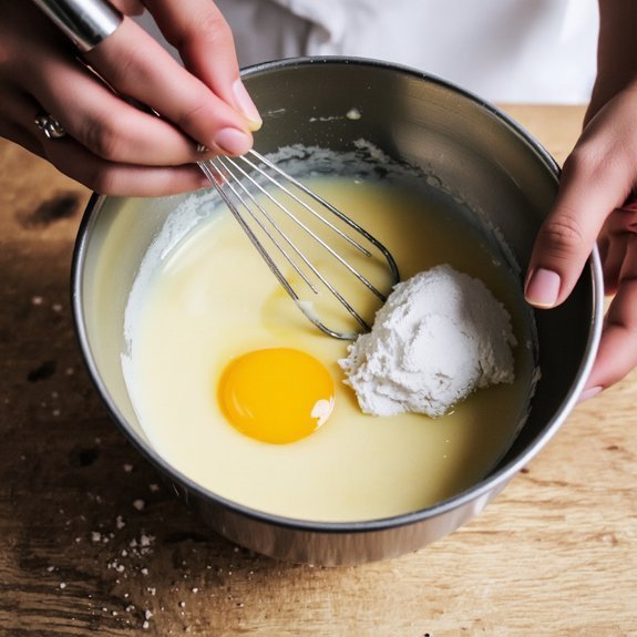 room temperature emulsified wet ingredients