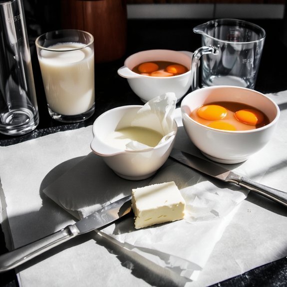 room temperature ingredients ensure consistency