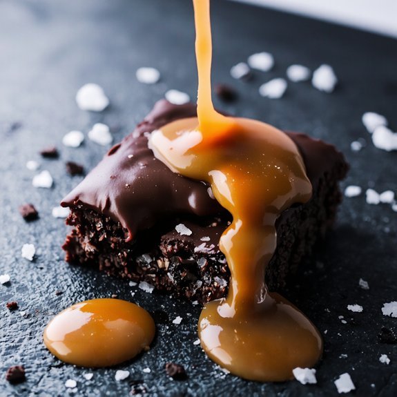 salted caramel balances chocolate
