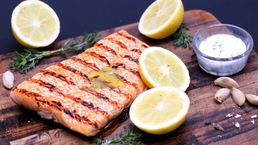 selecting and preparing salmon