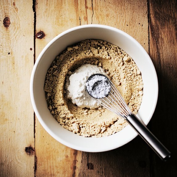 sift flour and cornmeal