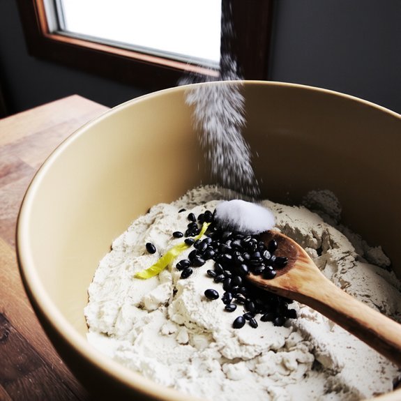 sift whisk distribute evenly