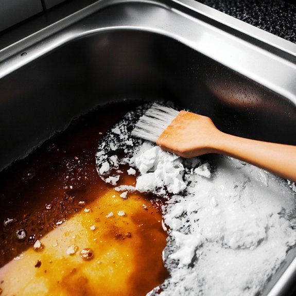 soak away burnt on residue