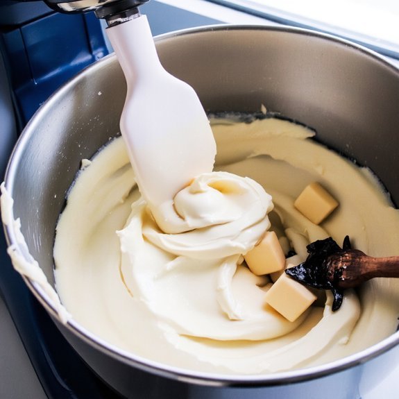 softened butter four cups