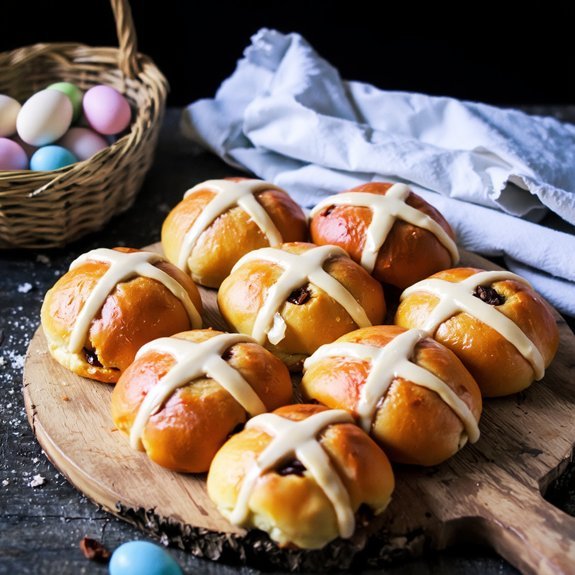 spiced currant cross buns