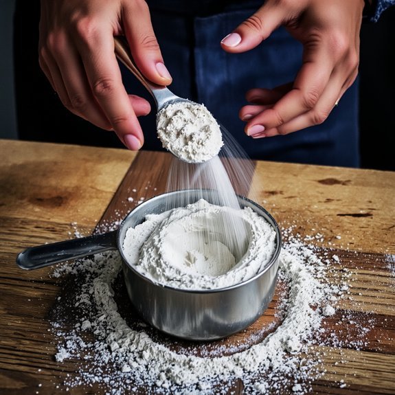 spoon into cup level