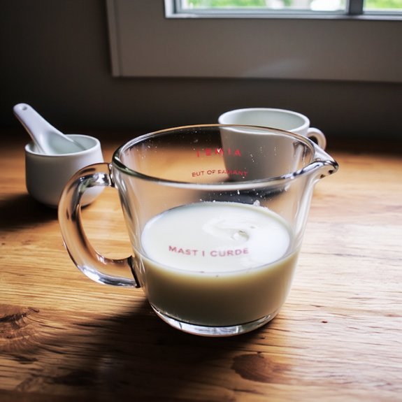 tablespoon vinegar cup milk