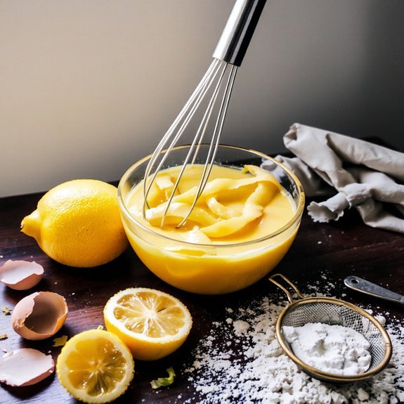 tangy lemon curd filling