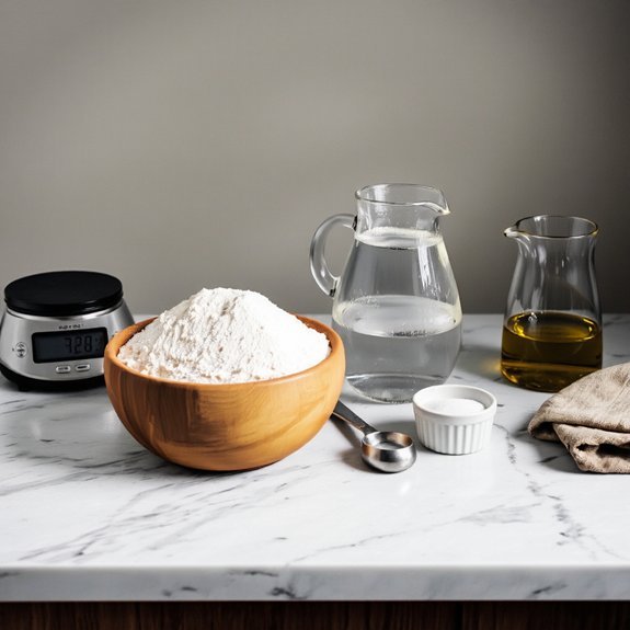 three cups all purpose flour