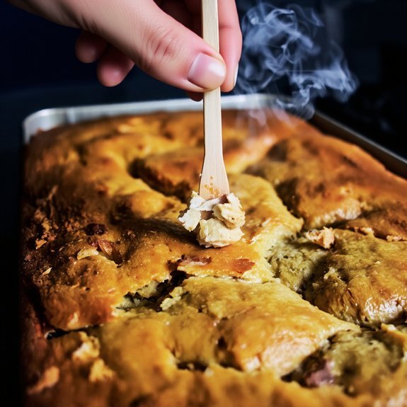 toothpick clean springs back