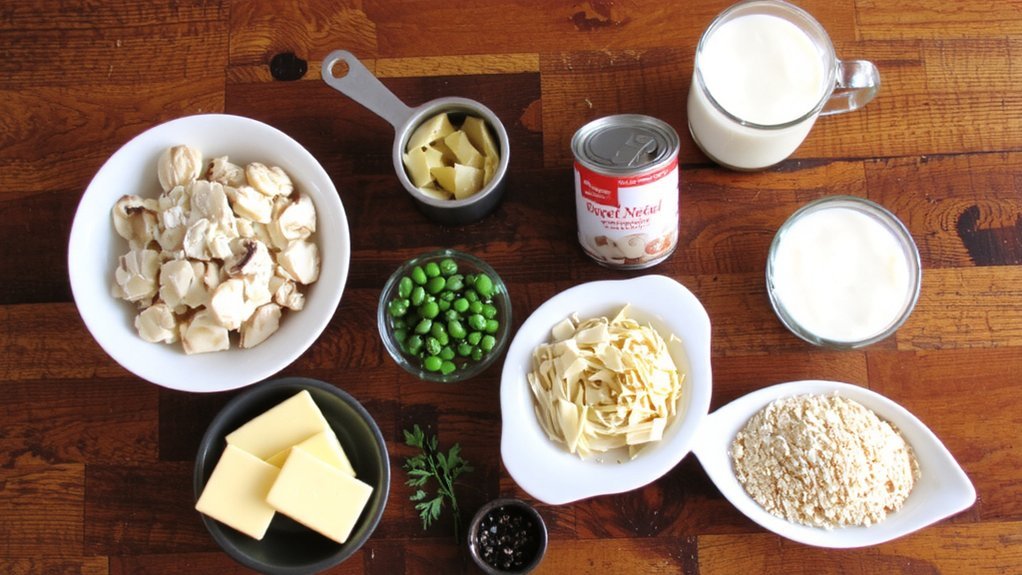 tuna noodle casserole ingredients