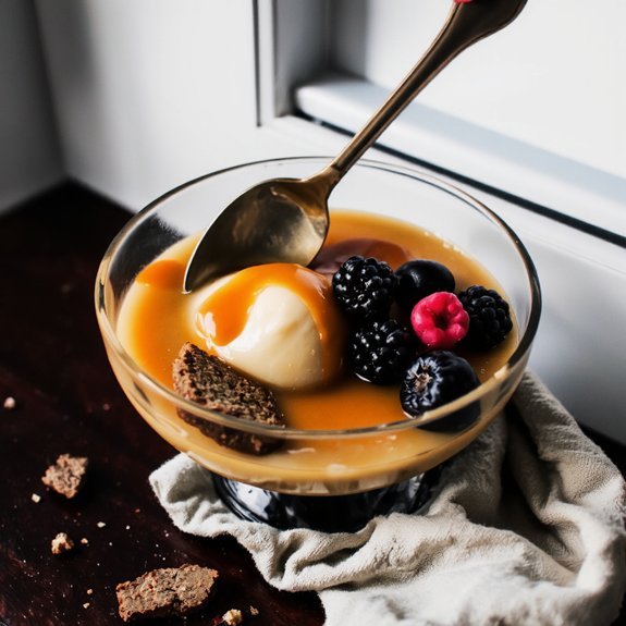 turn cake into pudding