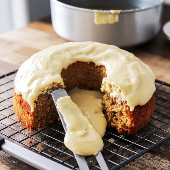 underbaked cake collapses later