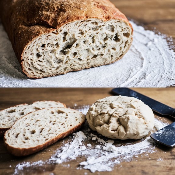 underkneaded dough tight crumb