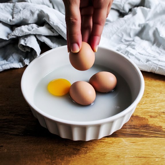 warm water quick egg tempering