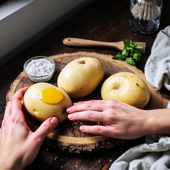 wash brush dry slice