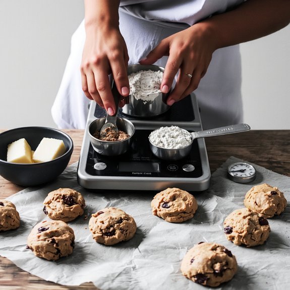 weigh flour for consistency