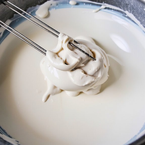 whip glossy stiff peaks