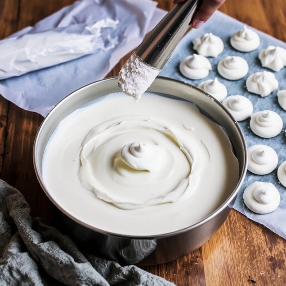 whipped proteins trap air