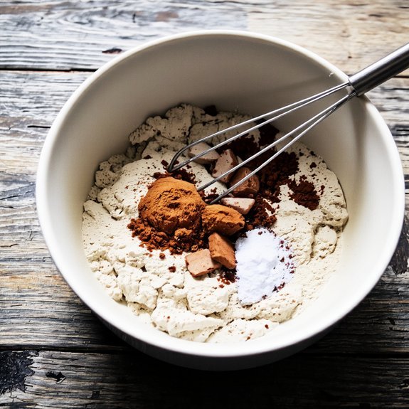 whisk dry ingredients thoroughly