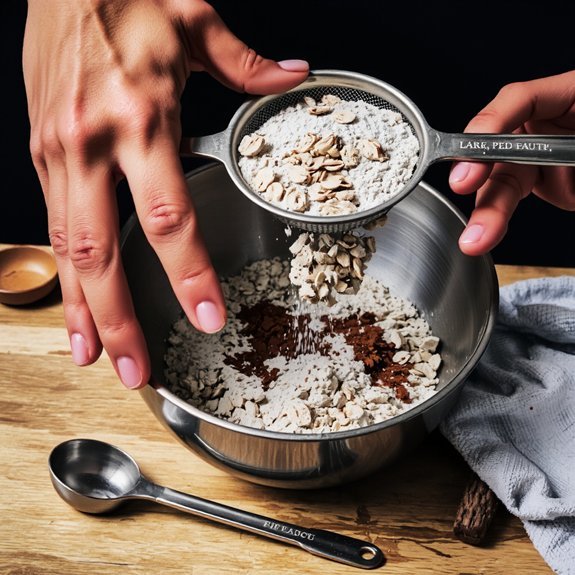 whisk flour spices leavening