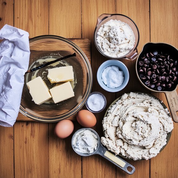 whisked dry creamed wet