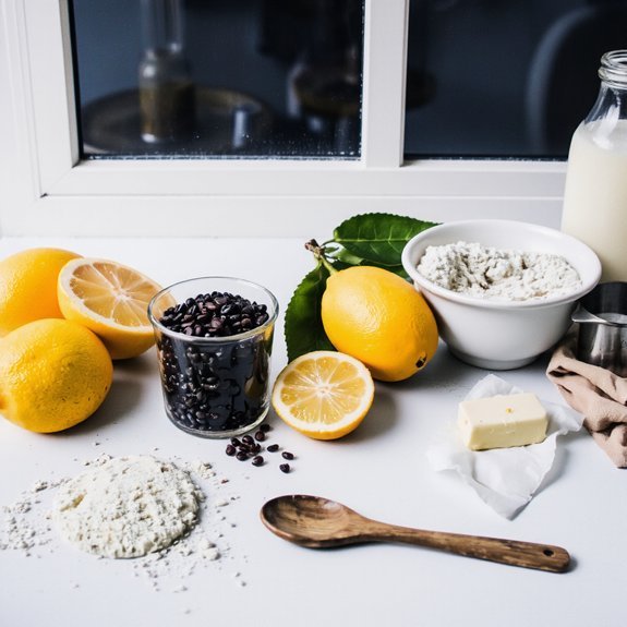yogurt lemon poppy muffins